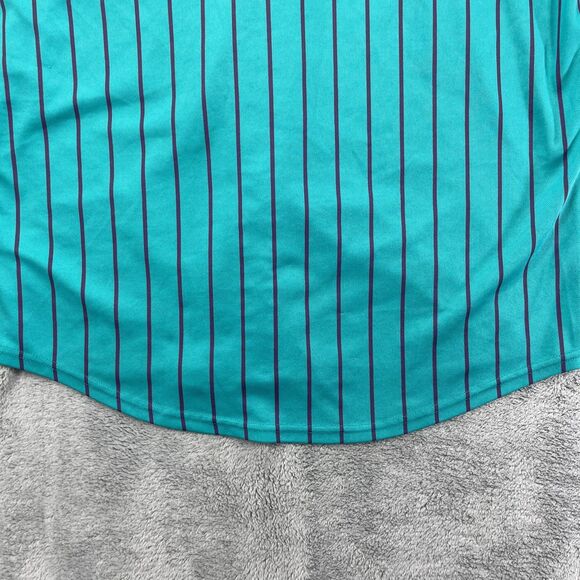 Odd Future Tyler the Creator Baseball Jersey Mens Medium Blue Pinstripe Hip-Hop - Picture 11 of 15